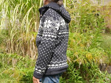 Wolljacke aus Schafswolle